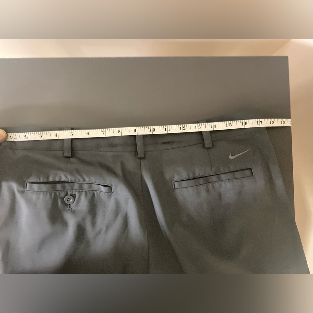 Nike Men’s Flat Front Flex Golf Gray Pants 34x30 - Picture 8 of 15